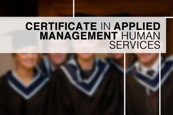 CERTIFICATEApplied MANAGEMENT Studies