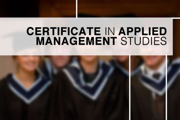 Certificate in Applied Management