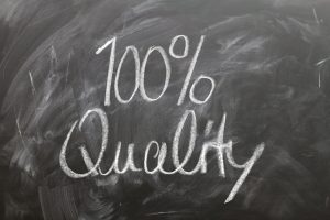 100% Quality Chalk on Blackboard