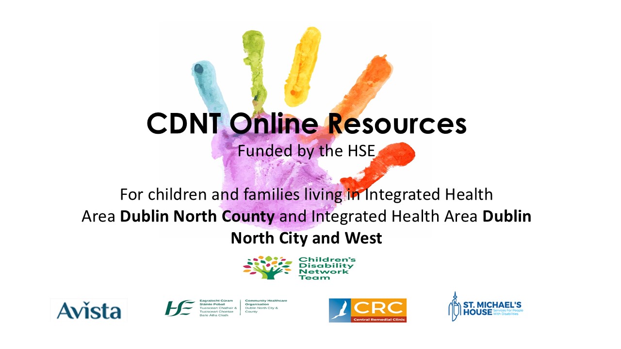 Children's Disability Network Team Online Resources for Children and Families