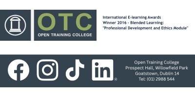 Open Training College Prospect Hall, Willowfield Park Goatstown, Dublin 14 Tel (01) 2988 544